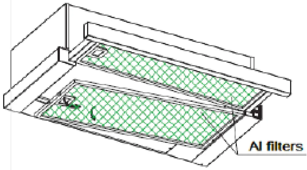 Hoover HHT6300 2X Built-in CookerHood - air outlet 6