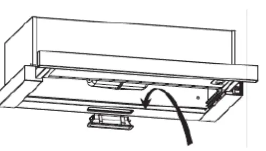 Hoover HHT6300 2X Built-in CookerHood - air outlet 9