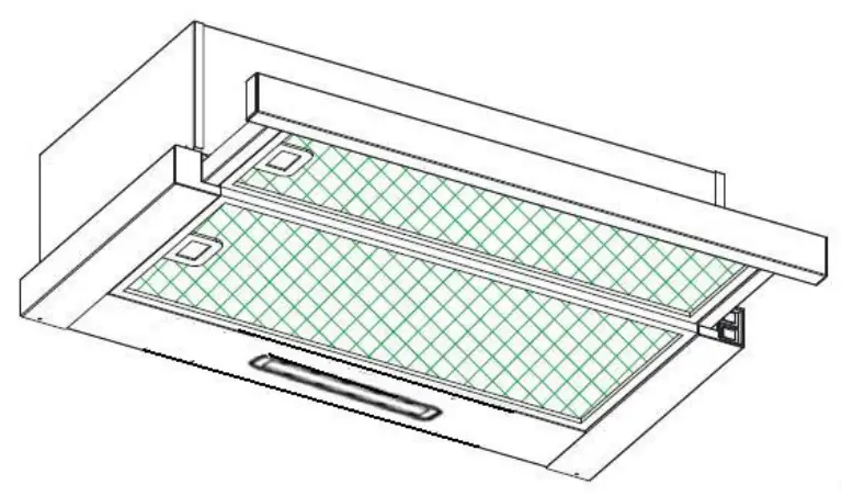 Hoover HHT6300 2X Built-in CookerHood