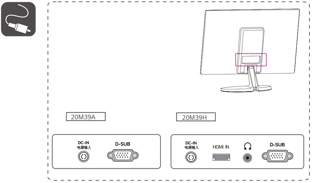 LG 20M39A 19.5 Inch 50.8cm HD LED Monitor - Product Overview 5