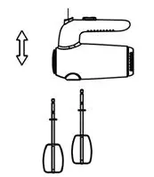 Rasonic RHM-BB5 Hand Mixer Egg Beater FIG 5