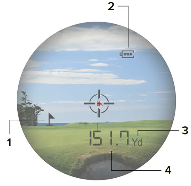 PRECISION PRO NX9 Golf Rangefinder-fig1