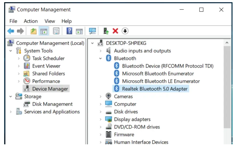 Shenzhen 1mii Technologies RX8616A USB Bluetooth 50 Adapter - app 5