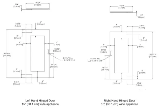 MARVEL MPWC415 Professional Undercounter Refrigeration - fig3