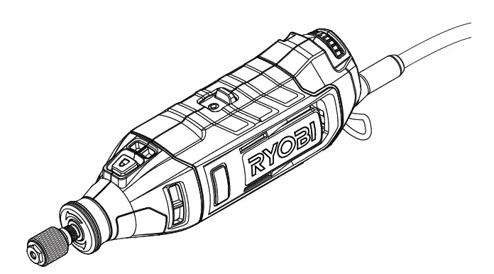 RYOBI RRT100 1.2 AMP Rotary Tool