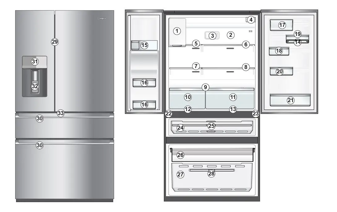 Westinghouse-WHE6170-Refrigerator-fig-2