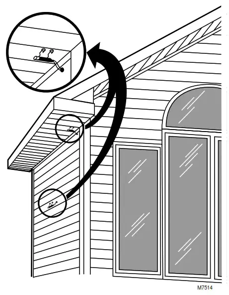 Honeywell C7089A Outdoor Temperature Sensor - Location and Mounting
