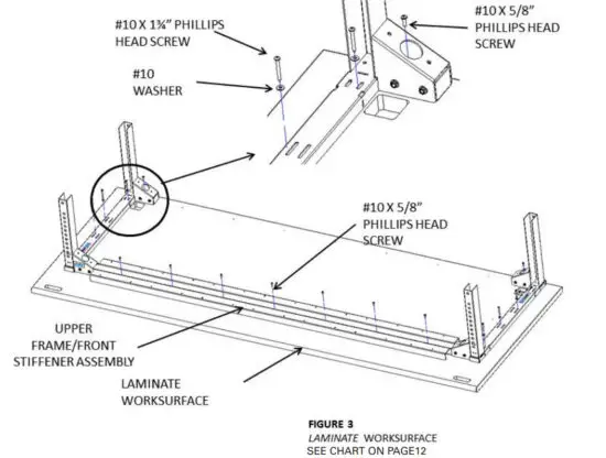 EATON TechBench Desk and Workbench System - figure 5