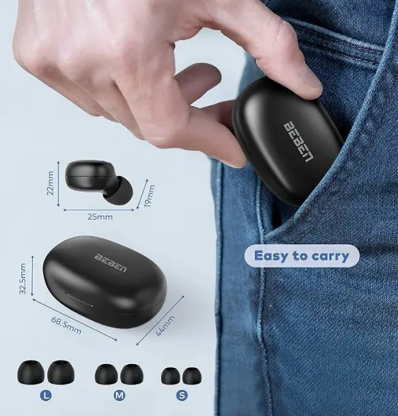 You could enjoy sports without any worries BEBEN Earbuds BEBEN T21 Earbuds features: