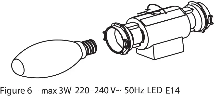 TESY SL 102 2T 60 WX Range Hood - Figure 6