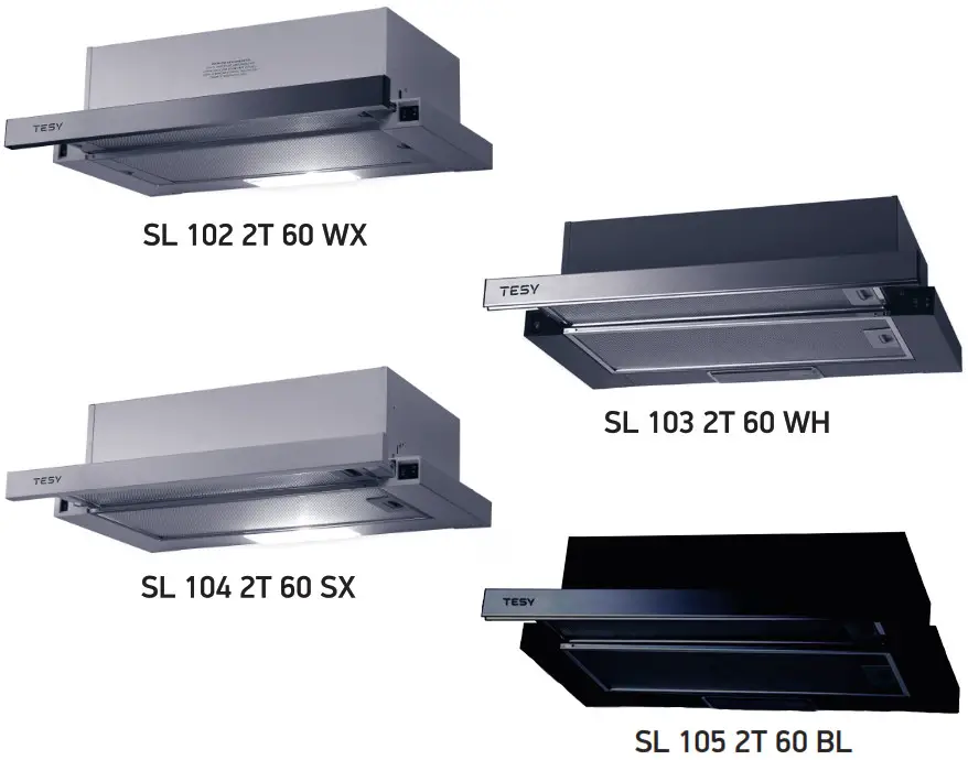 TESY SL 102 2T 60 WX Range Hood