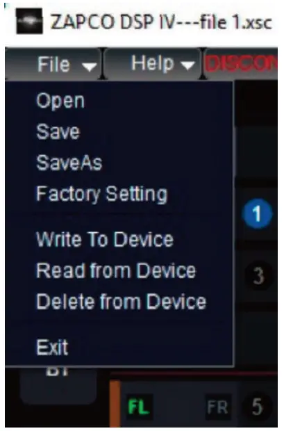 File Menu