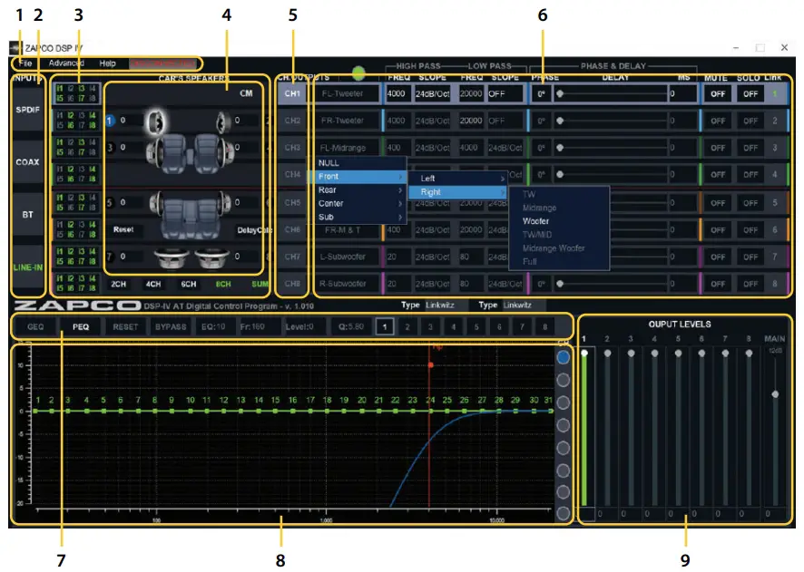 Main Screen Description
