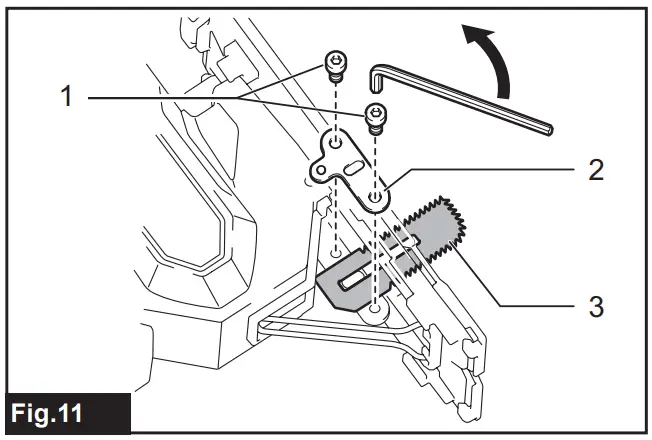 Replacing drywall saw blade