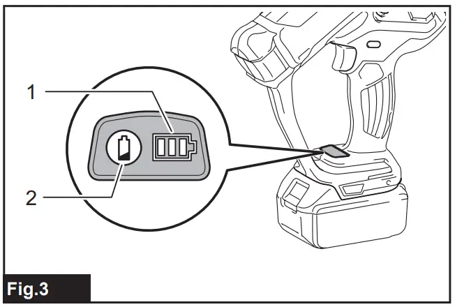 Indicating the remaining battery capacity