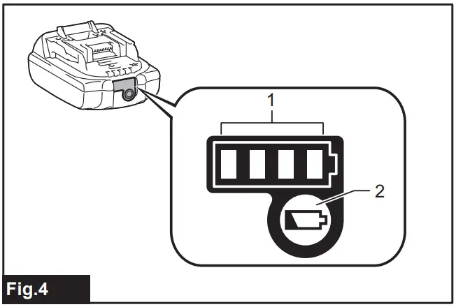Indicating the remaining battery capacity