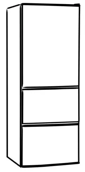 Midea MDRB438FG Multi-Door Refrigerator.JPG