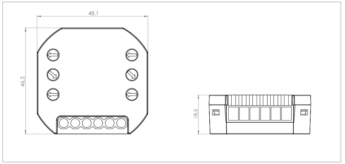 vadsbo LDN200KRON Double Dimmer - fig
