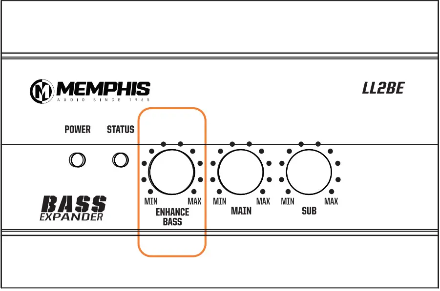 MEMPHIS LL2BE 2-Channel Line Output Converter with Digital Bass - Fig 1