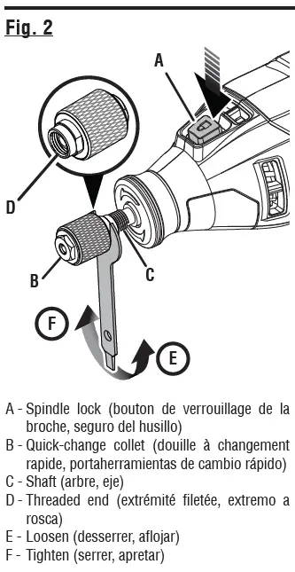 RYOBI RRT200 Cordless Rotary Tool fig 3