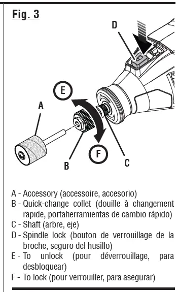 RYOBI RRT200 Cordless Rotary Tool fig 4