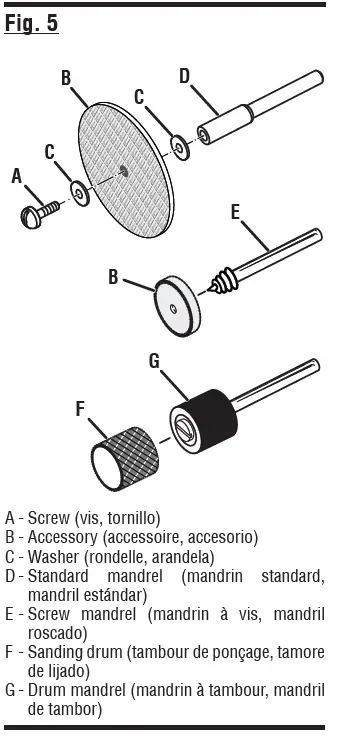 RYOBI RRT200 Cordless Rotary Tool fig 5