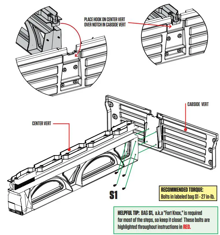 DECKED MG3 In Vehicle Storage System Instruction Manual - ASSEMBLY