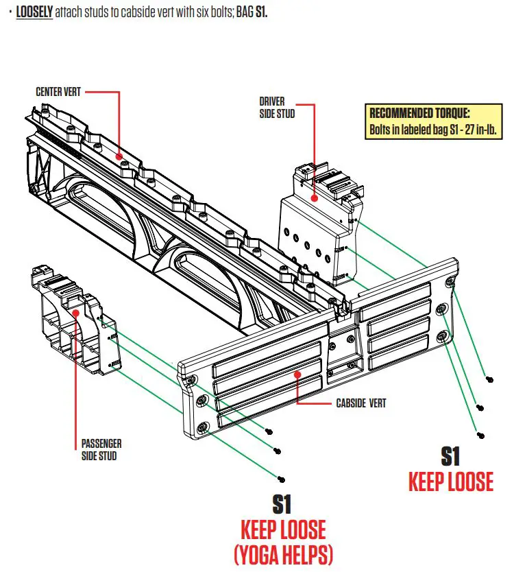 DECKED MG3 In Vehicle Storage System Instruction Manual - ASSEMBLY