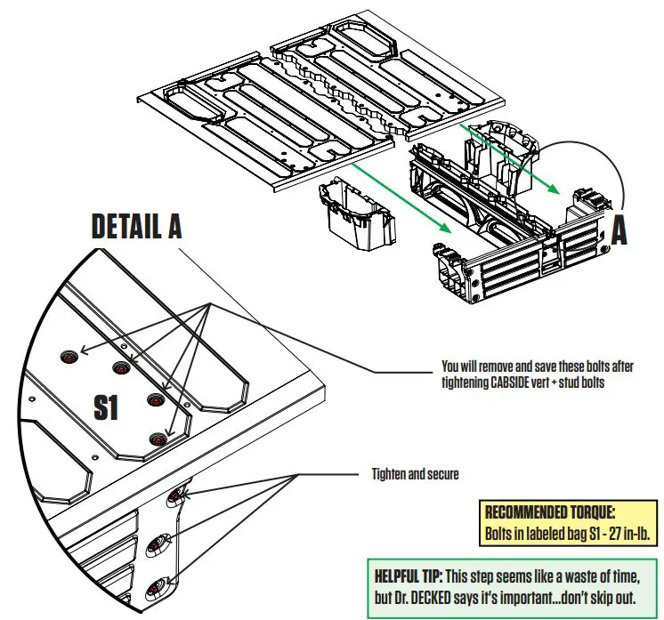 DECKED MG3 In Vehicle Storage System Instruction Manual - ASSEMBLY