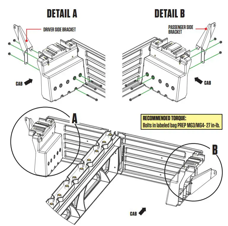 DECKED MG3 In Vehicle Storage System Instruction Manual - ASSEMBLY