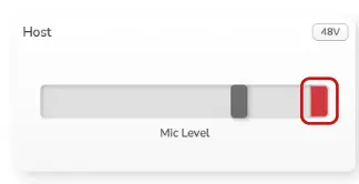 Focusrite 4A742 Vocaster Hub Two USB C Audio Interface - Clip Indicator