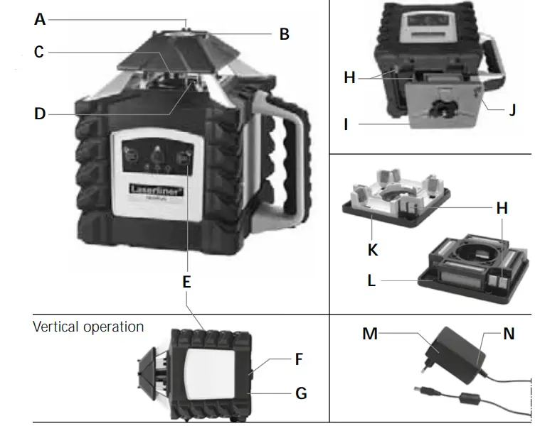 Laserliner-053 00 07-Quadrum-Green-Rotary-Laser-FIG2