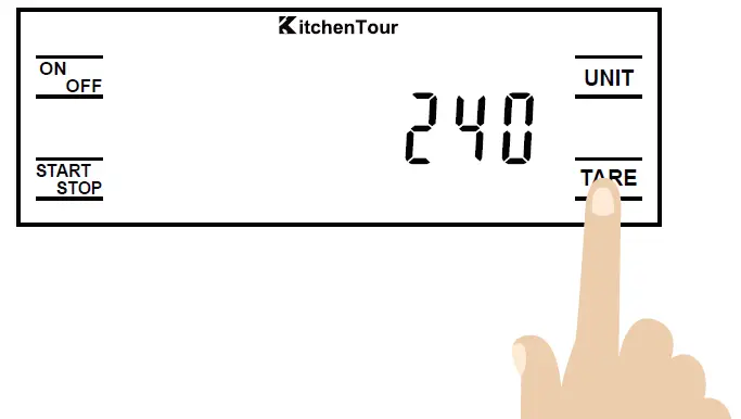 KitchenTour KT-CS6002 Coffee Scale with Timer 2