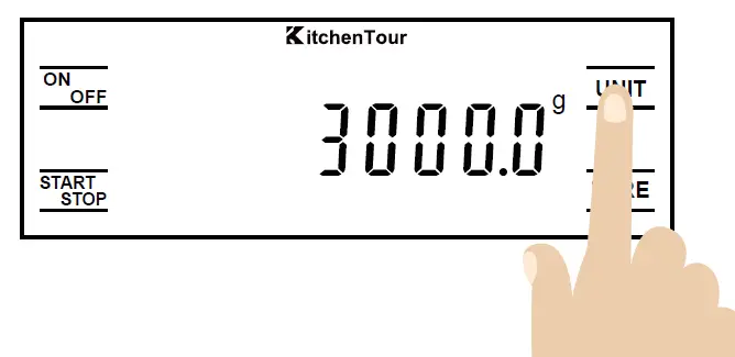 KitchenTour KT-CS6002 Coffee Scale with Timer 4