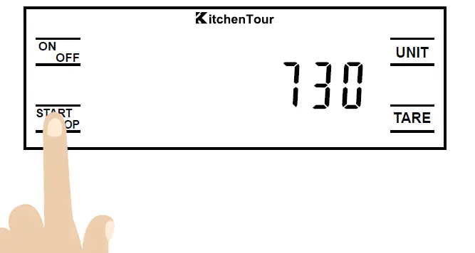 KitchenTour KT-CS6002 Coffee Scale with Timer 5
