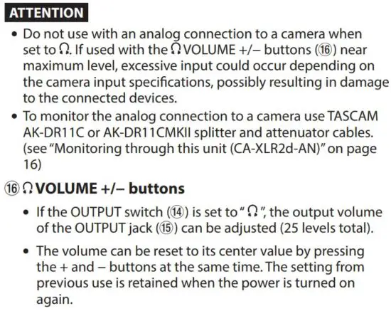 FIG 19 OUTPUT switch