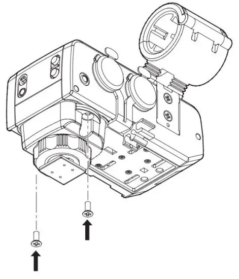 FIG 30 Changing the accessory shoe attachment adapter