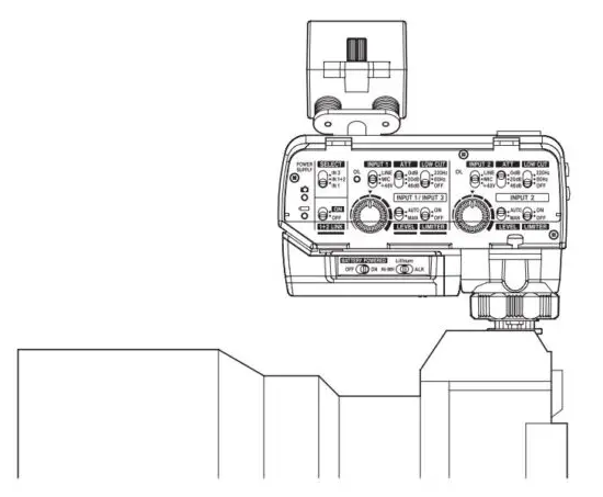 FIG 42 Connecting to a camera