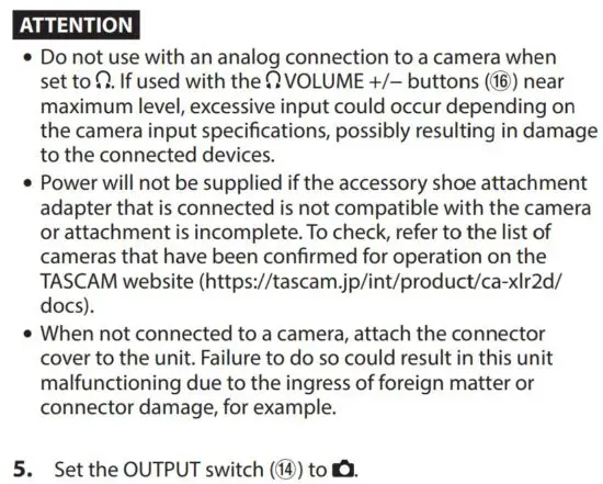 FIG 46 Connecting to a camera
