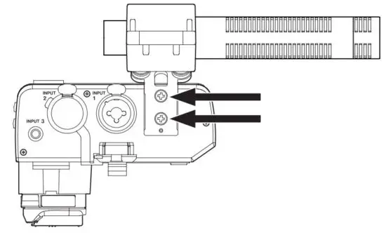 FIG 53 Removing the mic holder
