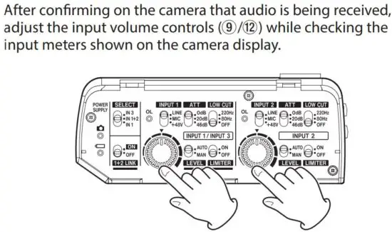 FIG 65 Adjusting audio settings