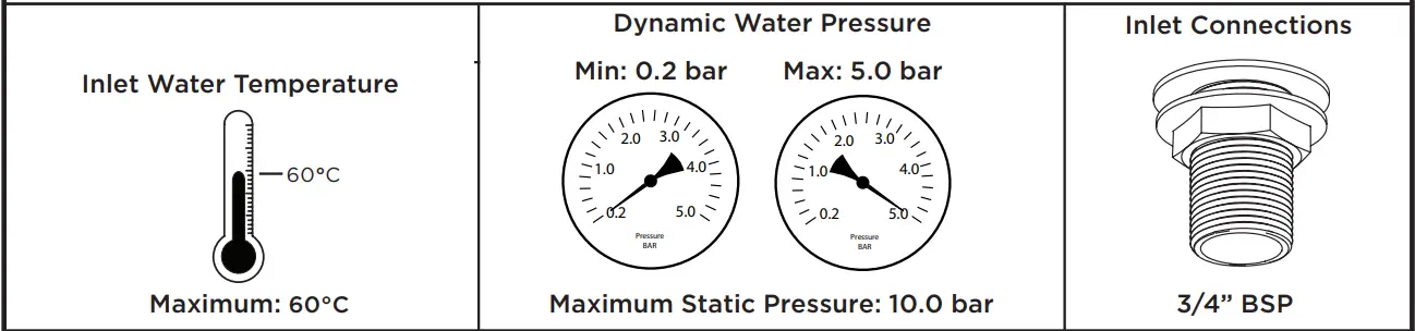 BRISTAN MI BF C Mila Chrome Bath Filter Tap - fig 1