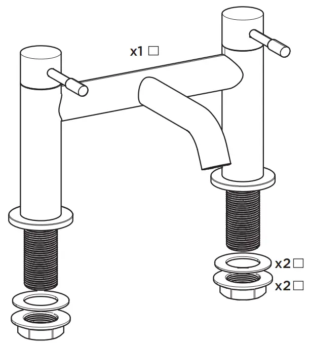 BRISTAN MI BF C Mila Chrome Bath Filter Tap - fig 3