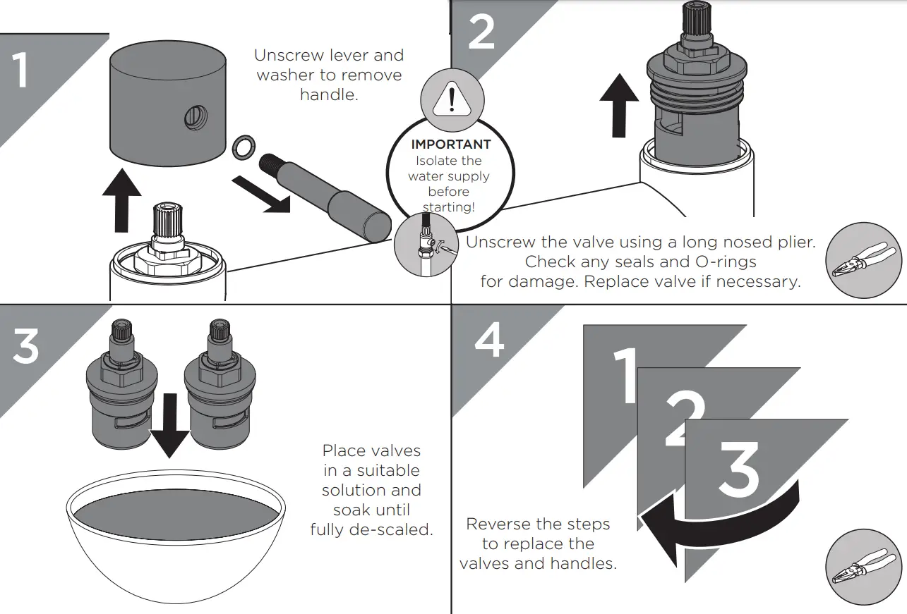 BRISTAN MI BF C Mila Chrome Bath Filter Tap - fig 7