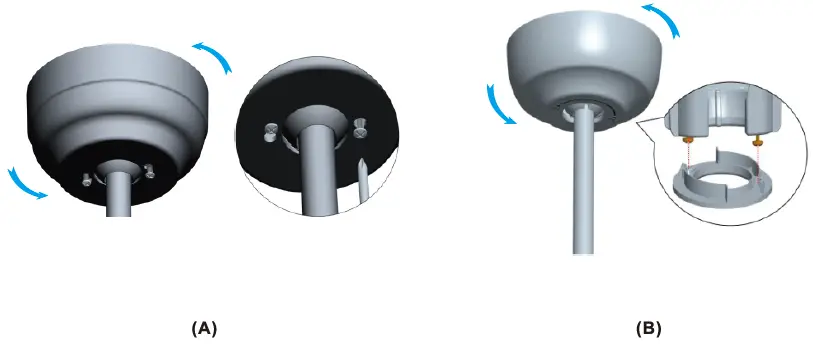 CARRO ADC525DL1 5 Blade Crystal Ceiling Fan-11