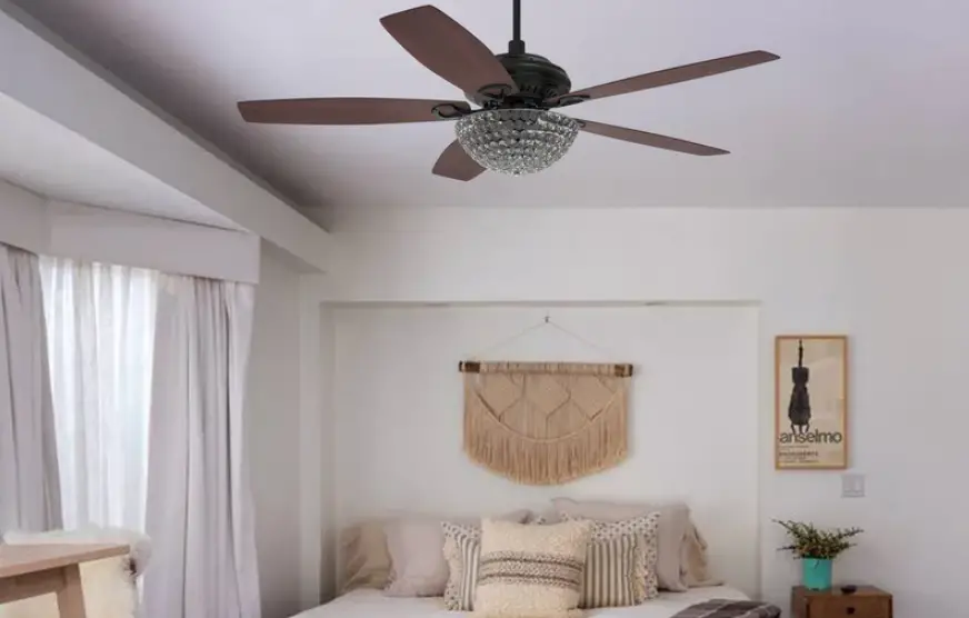 Carro Adc525dl1 5 Blade Crystal Ceiling Fan Installation Guide