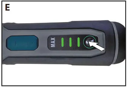 FERREX 702812 AU 3 6V Li ion Screwdriver Set - Operation 4