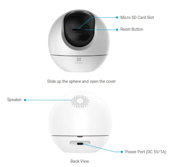 EZVIZ C62K Smart Home Camera - LED Indicator 1
