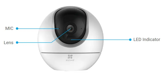 EZVIZ C62K Smart Home Camera - LED Indicator