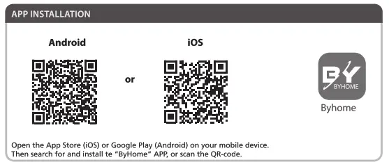 Byron DIC 23712 Wired WiFi Video Doorphone - qr code